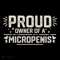 Funny Joke Rude Proud Owner Of A Micropenis Bachelor Party Drawstring Bag