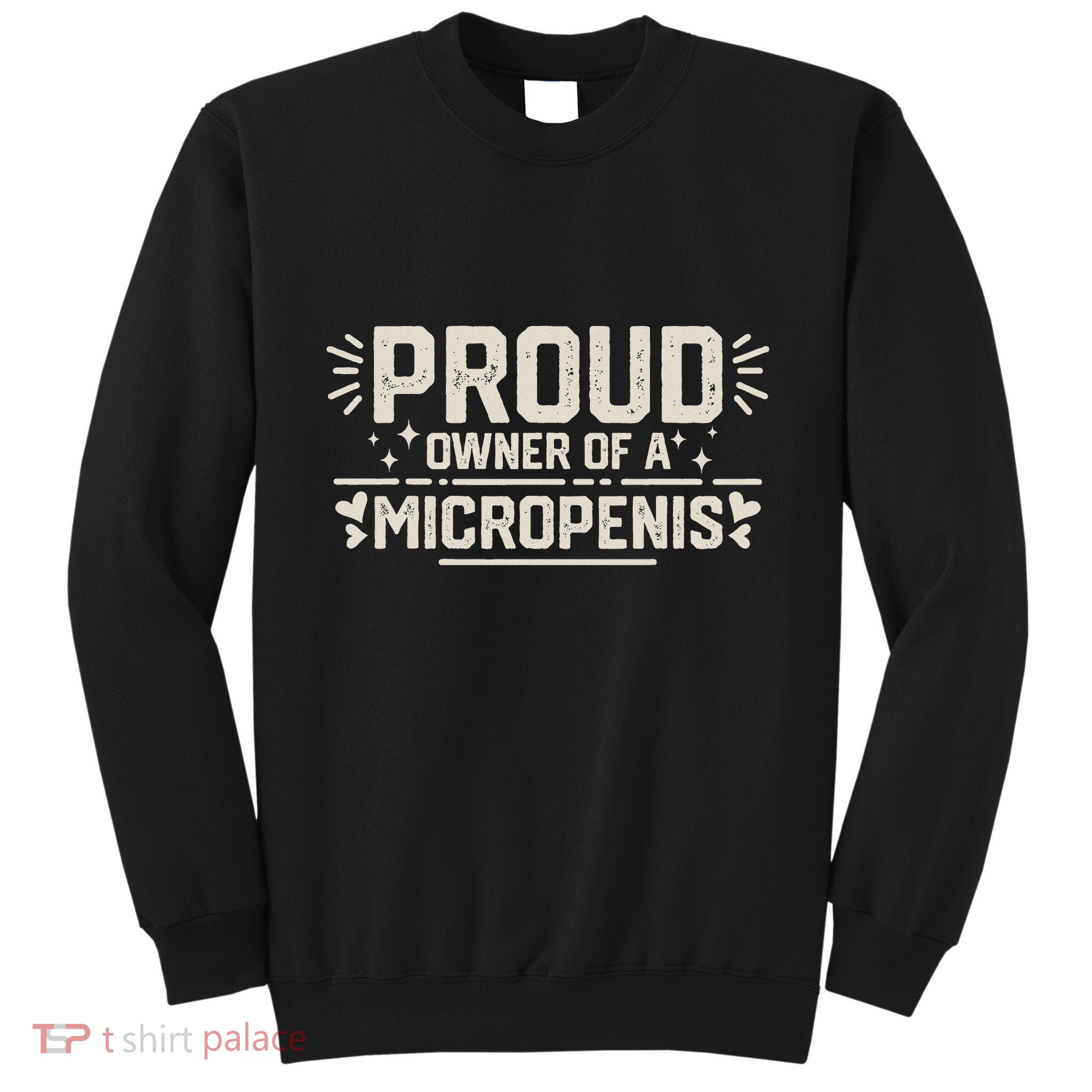 Funny Joke Rude Proud Owner Of A Micropenis Bachelor Party Tall Sweatshirt