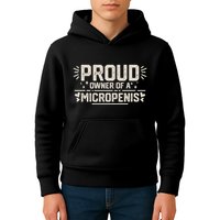 Funny Joke Rude Proud Owner Of A Micropenis Bachelor Party Kids Hoodie