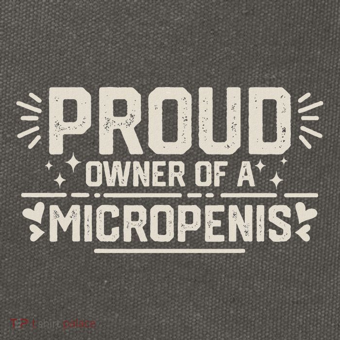 Funny Joke Rude Proud Owner Of A Micropenis Bachelor Party Cotton Canvas Backpack