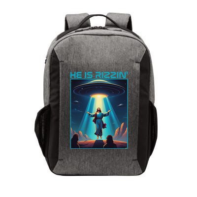 Funny Jesus Rizzin Easter Ufo Alien Abduction Space Christ Vector Backpack