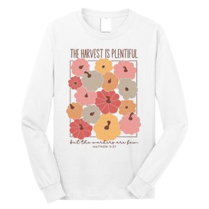 Fall Jesus Religious Pumpkin Long Sleeve Shirt