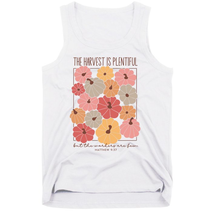 Fall Jesus Religious Pumpkin Tank Top