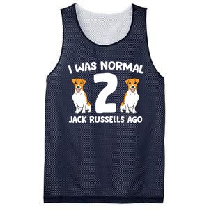 Funny Jack Russell Lover I Was Normal 2 Jack Russells Ago Mesh Reversible Basketball Jersey Tank