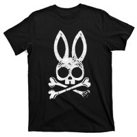 Funny Jolly Roger Bunny Skull Crossbones Egg Hunt T-Shirt