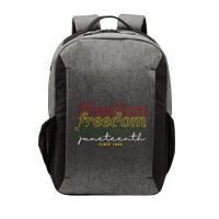 Freedom Juneteenth Since 1865 Vector Backpack
