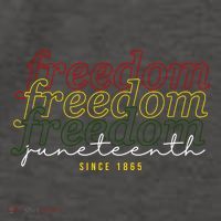 Freedom Juneteenth Since 1865 Vector Backpack
