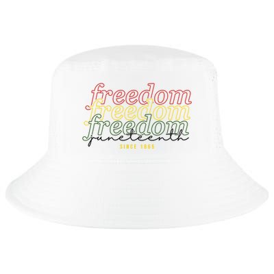 Freedom Juneteenth Since 1865 Cool Comfort Performance Bucket Hat