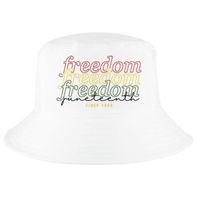 Freedom Juneteenth Since 1865 Cool Comfort Performance Bucket Hat