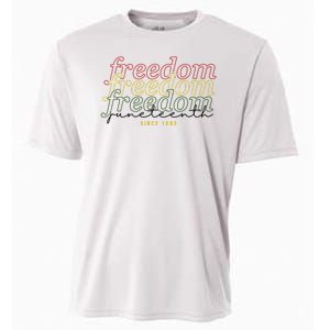 Freedom Juneteenth Since 1865 Cooling Performance Crew T-Shirt