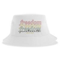 Freedom Juneteenth Since 1865 Sustainable Bucket Hat