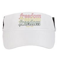 Freedom Juneteenth Since 1865 Adult Drive Performance Visor