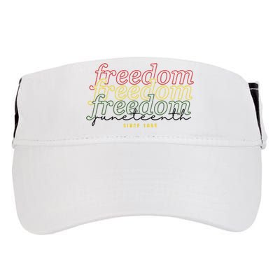 Freedom Juneteenth Since 1865 Adult Drive Performance Visor