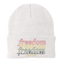 Freedom Juneteenth Since 1865 Knit Cap Winter Beanie