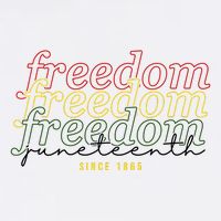 Freedom Juneteenth Since 1865 Kids T-Shirt