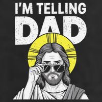 Funny Jesus Saying Im Telling Dad Beanie