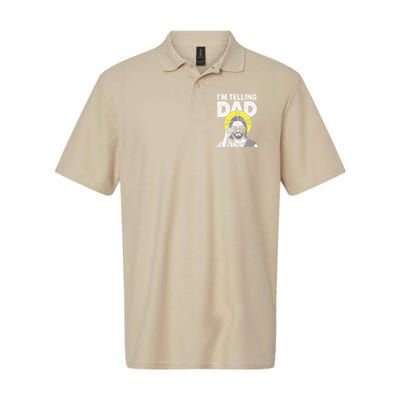 Funny Jesus Saying Im Telling Dad Polo