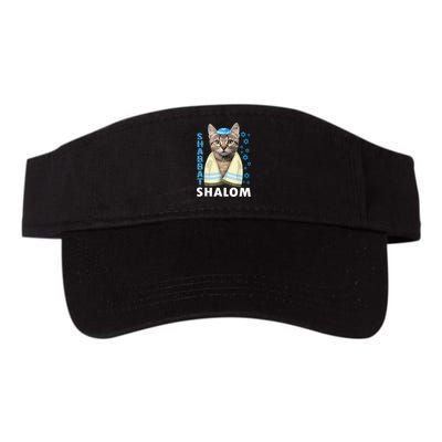 Funny Jewish Shabbat Shalom Cute Cat With Kippah Visor