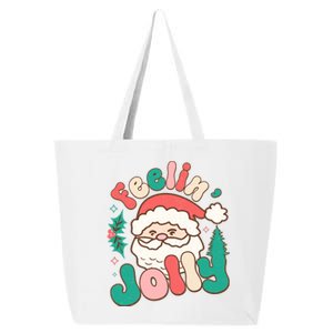 Feelin Jolly Santa Claus Graphic 25L Jumbo Tote