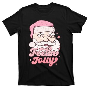 Feelin Jolly Santa Illustration T-Shirt