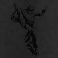 Funny Jesus Skateboarding Skater And Skateboard Jesus Design 25L Jumbo Tote