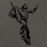 Funny Jesus Skateboarding Skater And Skateboard Jesus Design Cotton Canvas Backpack