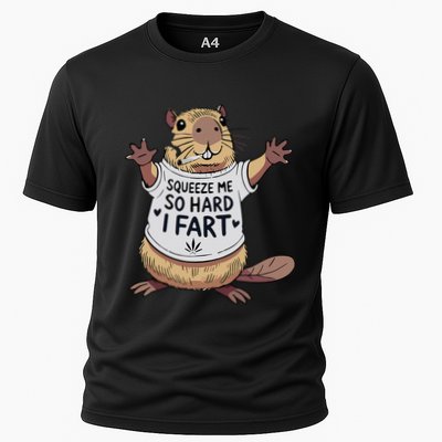 Funny Joke Squeeze Me So Hard I Fart Performance Shirt