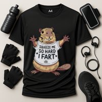 Funny Joke Squeeze Me So Hard I Fart Cooling Performance Crew T-Shirt