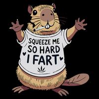 Funny Joke Squeeze Me So Hard I Fart 16 in Basic Backpack
