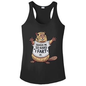 Funny Joke Squeeze Me So Hard I Fart Ladies PosiCharge Competitor Racerback Tank