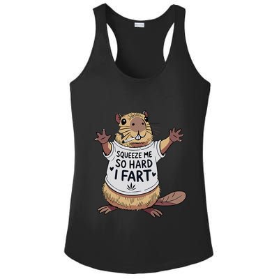 Funny Joke Squeeze Me So Hard I Fart Ladies PosiCharge Competitor Racerback Tank