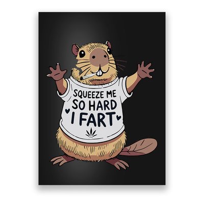 Funny Joke Squeeze Me So Hard I Fart Poster
