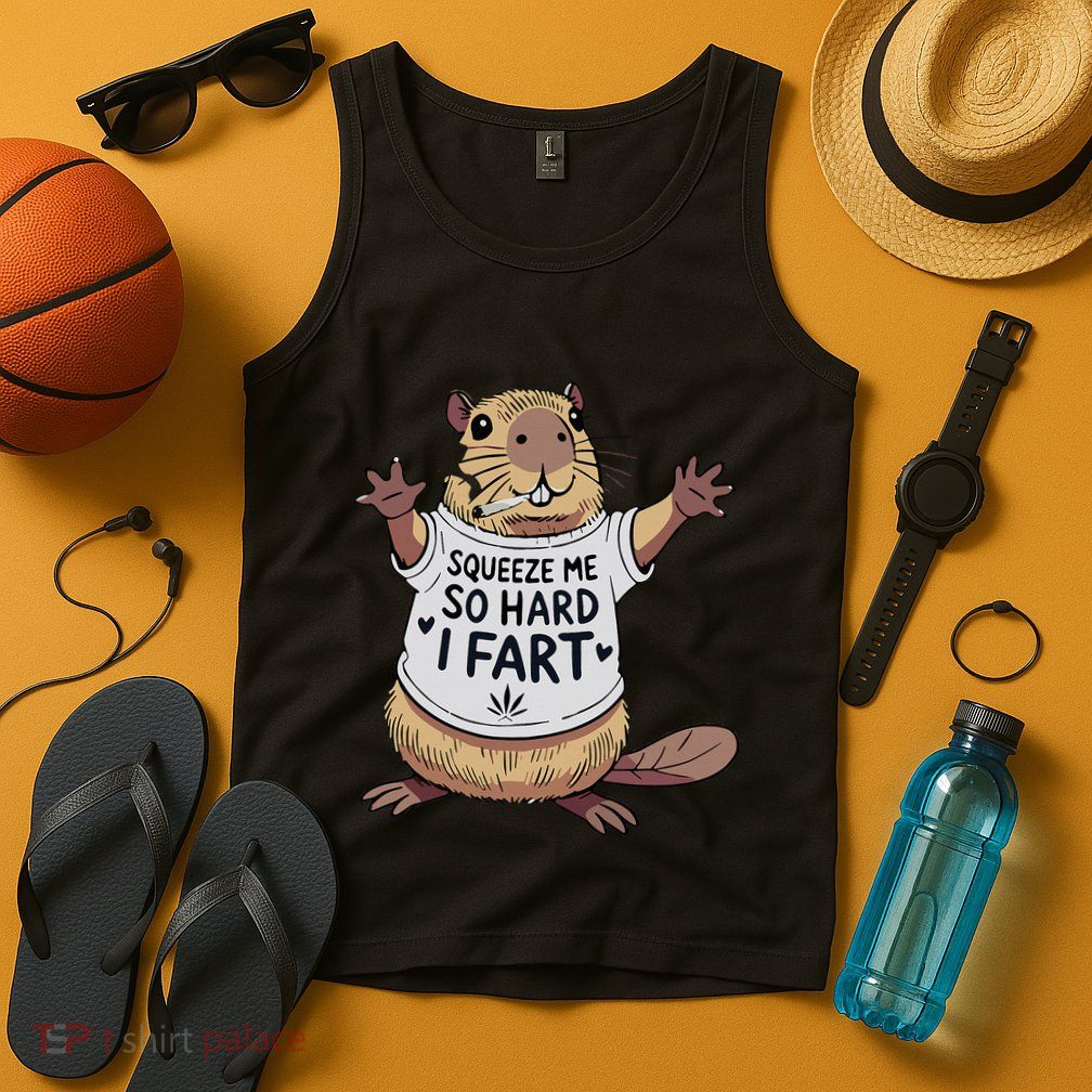 Funny Joke Squeeze Me So Hard I Fart Tank Top