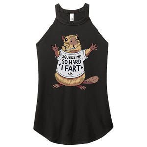 Funny Joke Squeeze Me So Hard I Fart Women's Perfect Tri Rocker Tank