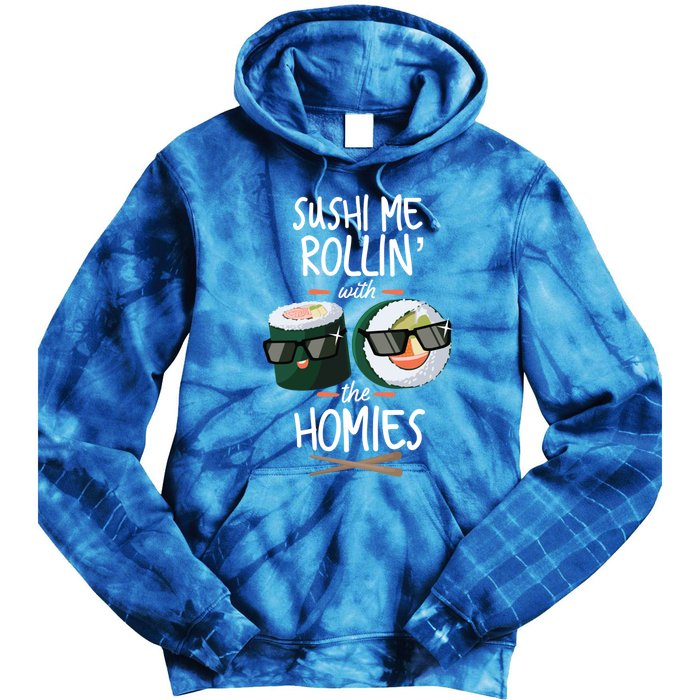 Funny Japanese Sushi Lover Gift Tie Dye Hoodie