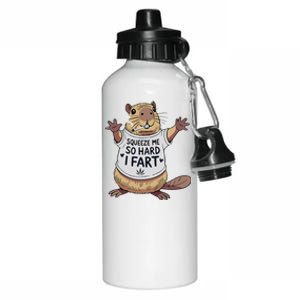 Funny Joke Squeeze Me So Hard I Fart Aluminum Water Bottle