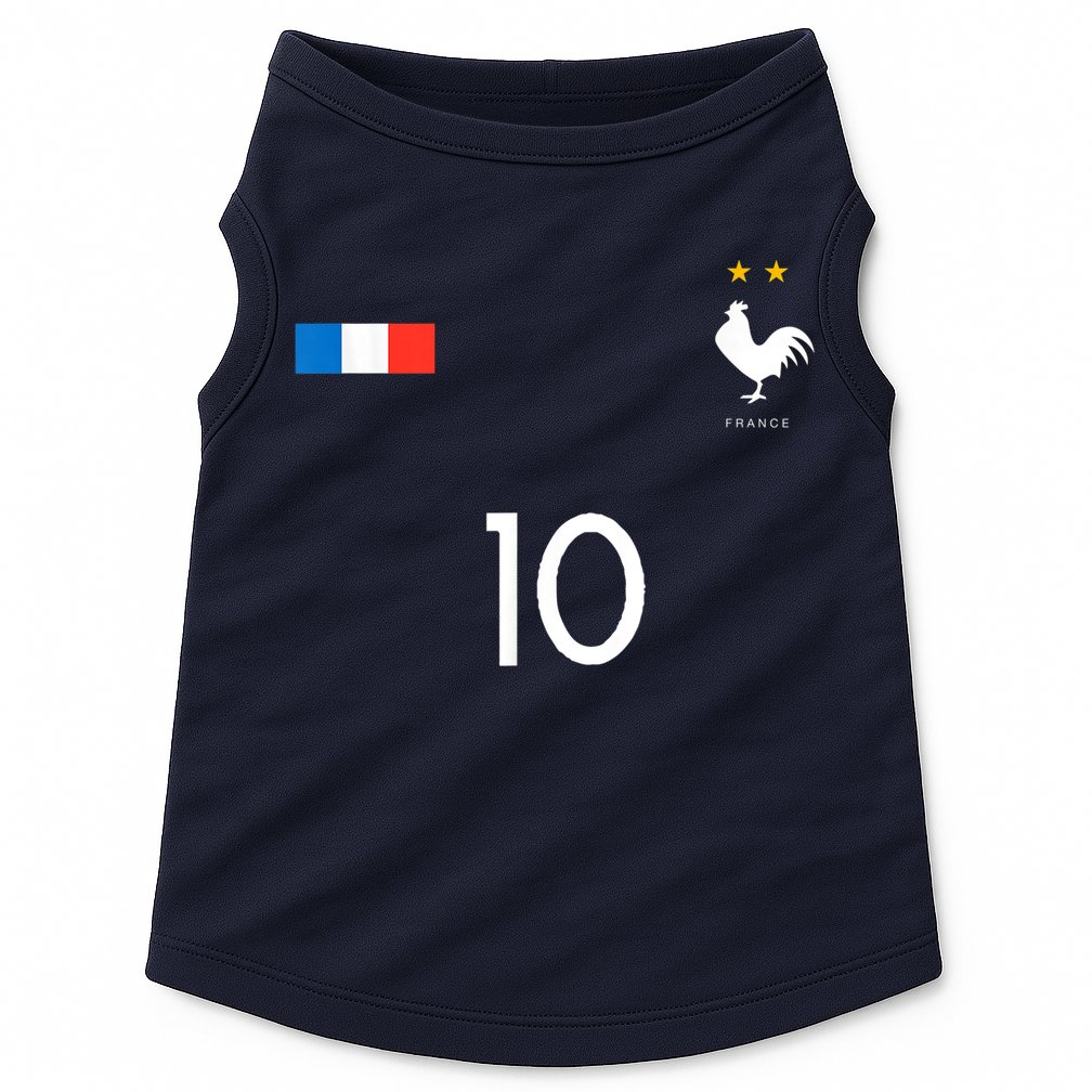 FRANCE JERSEY Soccer Doggie Tank