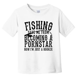 Fisherman Jesus Said Go Fishing Catching Fish Gift Toddler T-Shirt