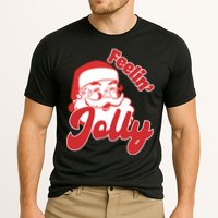 Feelin Jolly Santa Claus Christmas Holiday Cooling Performance Crew T-Shirt