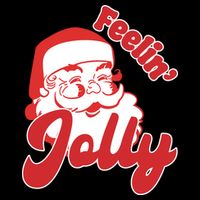 Feelin Jolly Santa Claus Christmas Holiday Cooling Performance Crew T-Shirt