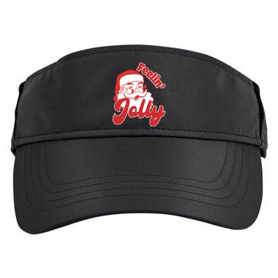 Feelin Jolly Santa Claus Christmas Holiday Adult Drive Performance Visor