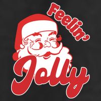 Feelin Jolly Santa Claus Christmas Holiday 11oz C Handle Ceramic Mug