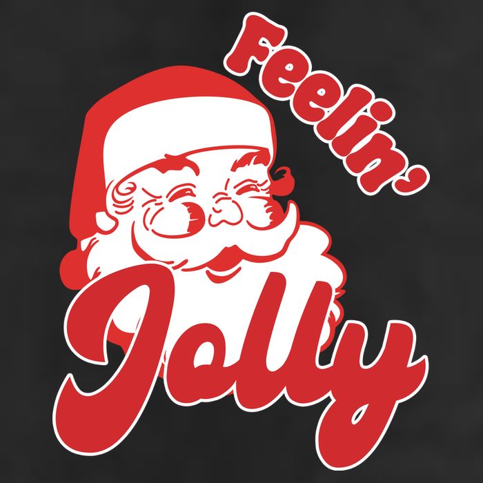 Feelin Jolly Santa Claus Christmas Holiday 11oz C Handle Ceramic Mug