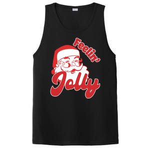 Feelin Jolly Santa Claus Christmas Holiday PosiCharge Competitor Tank