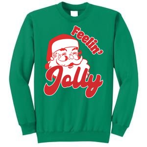 Feelin Jolly Santa Claus Christmas Holiday Sweatshirt