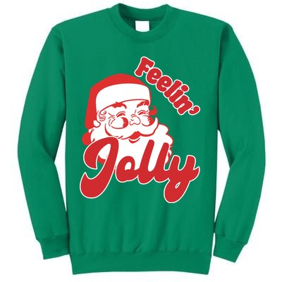 Feelin Jolly Santa Claus Christmas Holiday Sweatshirt
