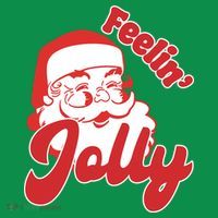 Feelin Jolly Santa Claus Christmas Holiday Premium T-Shirt