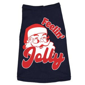 Feelin Jolly Santa Claus Christmas Holiday Doggie Tank