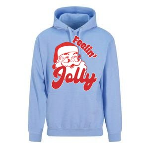 Feelin Jolly Santa Claus Christmas Holiday Unisex Surf Hoodie