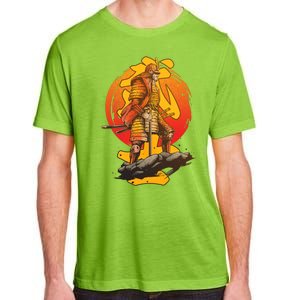 Firey Japanese Samurai Warrior Adult ChromaSoft Performance T-Shirt